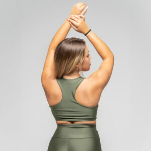 DLOREN WFIT Top Match Verde Militar