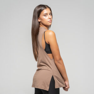 DLOREN WFIT - Blusas Sem Manga Avelã